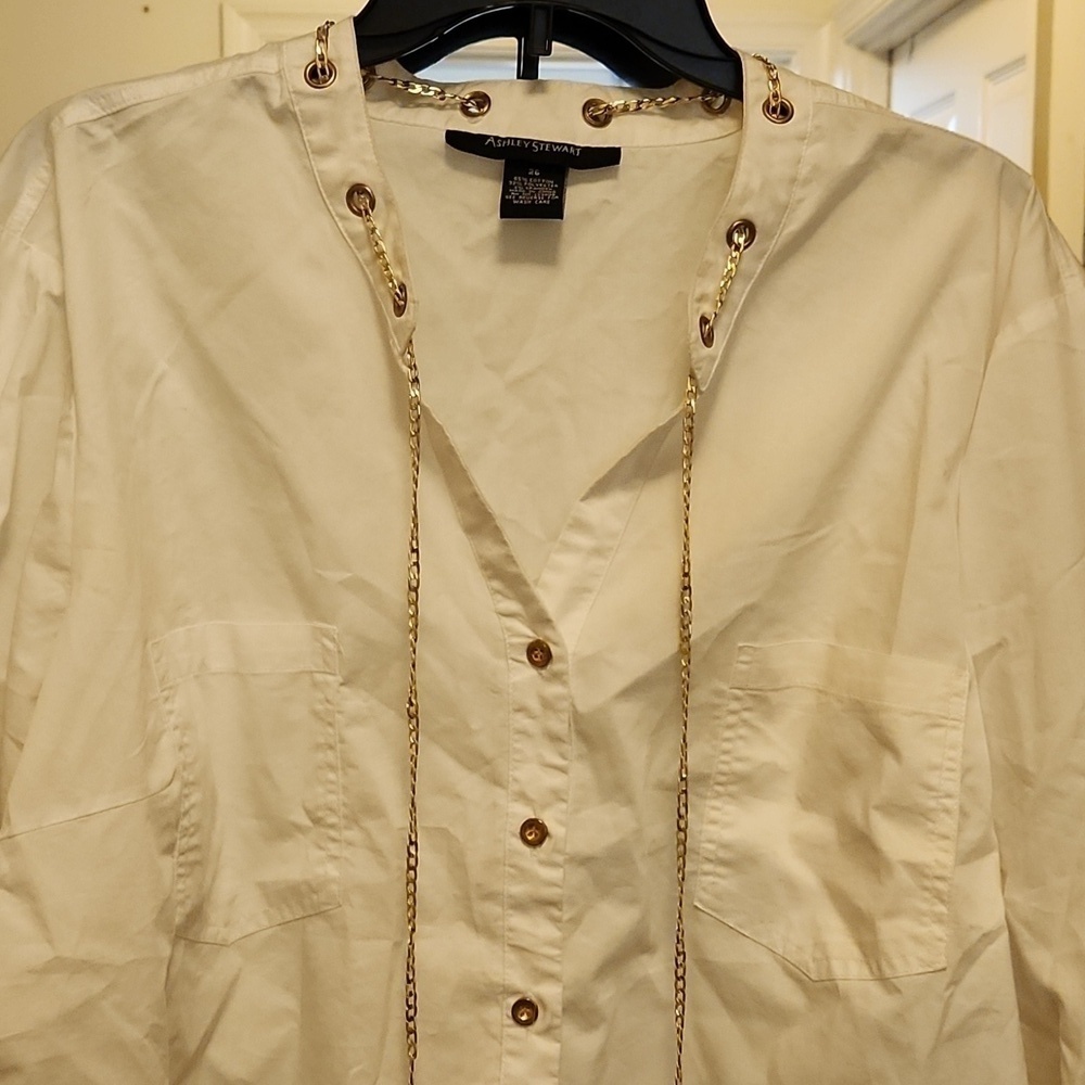 Ashley Stewart Chain Shirt - Picture 2 of 3